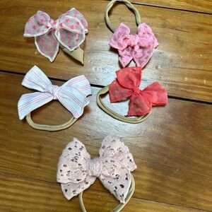 Little Poppy Co. Pink Bow Lot